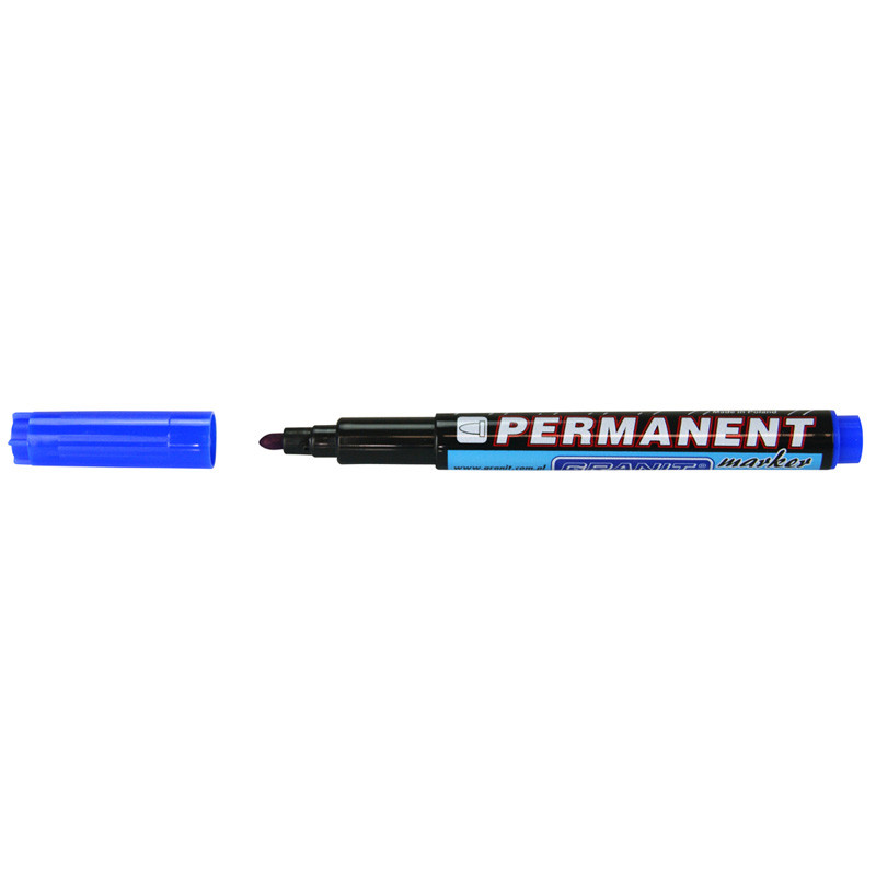 Marqueur permanent Bleu pointe ogive 2 mm