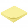 Notes adhésives repositionnables bloc 100 feuilles jaunes 75 x 75 mm