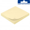 Bloc note repositionnable jaune 100 feuilles 75x75mm unité suspendu