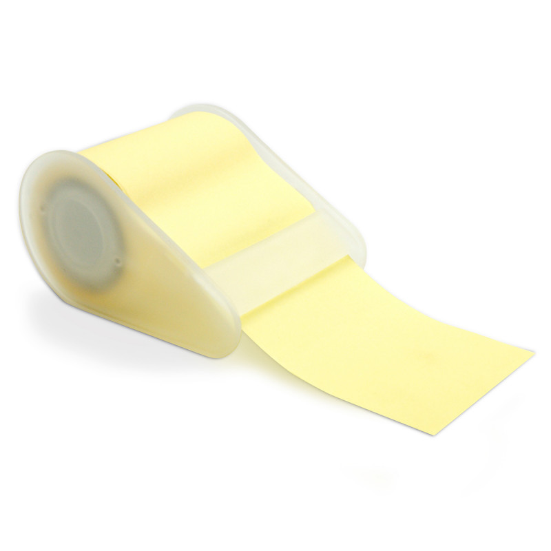 Rouleau note adhésive repositionnable 5 cm x 5m jaune pastel