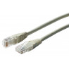 Cordon réseau RJ45 Cat. 5e non blindé UTP gris 1.00m