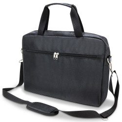 Sacoche Porte Documents Multipoches et PC jusqu'à 15.6'' Nylon Noir