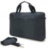 Sacoche Porte Documents Multipoches et PC jusqu'à 15.6'' Nylon Noir
