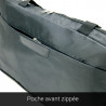 Sacoche Porte Documents Multipoches et PC jusqu'à 17,3'' Nylon Noir