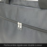 Sacoche Porte Documents Multipoches et PC jusqu'à 17,3'' Nylon Noir