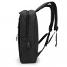 Sac à Dos Urbain 15,6 Pouces Polyester Oxford Multipoches USB Noir