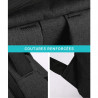 Sac à Dos Urbain 15,6 Pouces Polyester Oxford Multipoches USB Noir