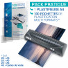 Plastifieuse A4 A5 A6 A7 Compacte avec 100 pochet multi formats