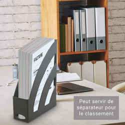 Couverture de reliure rouge transparente A4 pack de 100 - 200 microns