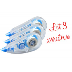 Lot de 3 rollers de correction 5mm x 5m