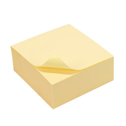 Notes autocollantes Pack 6 blocs 320 feuilles jaunes 75x75 mm