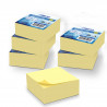 Notes autocollantes Pack 6 blocs 320 feuilles jaunes 75x75 mm