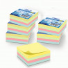 Notes autocollantes Pack 6 blocs 320 feuilles couleur pastel 75x75 mm