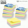 Notes autocollantes Pack 6 blocs 320 feuilles couleur pastel 75x75 mm