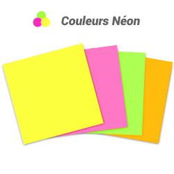 Notes autocollantes Pack 6 blocs 320 feuilles couleur N2ON 75x75 mm