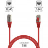 Câble Réseau Ethernet RJ45 Cat 5e FTP blindé Rouge 1m