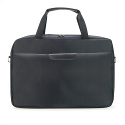 Sacoche Porte Documents Multipoches et PC jusqu'à 15.6'' Nylon Noir