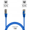 Câble Réseau Ethernet RJ45 Cat 5e FTP blindé Bleu 1m