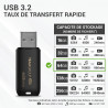 Clé 64 Go Pro USB 3.2 (3.1/3.0) Noir Team Group