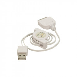 Cordon USB pour iPhone 4 - 2.0m blanc