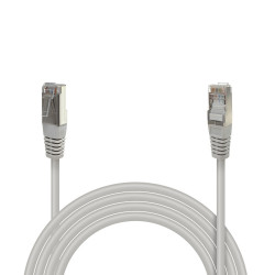 Câble Réseau Ethernet RJ45 Cat 5e FTP blindé gris 2m