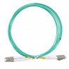 Jarretière opti Multim OM3 50/125 duplex Zipp aqua Turq LC/LC 3.00m