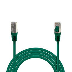 Câble Réseau Ethernet RJ45 Cat 5e FTP blindé vert 2m