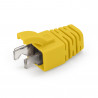 Manchon RJ45 avec maintien méca Diam 6.00mm sachet de 100 Jaune