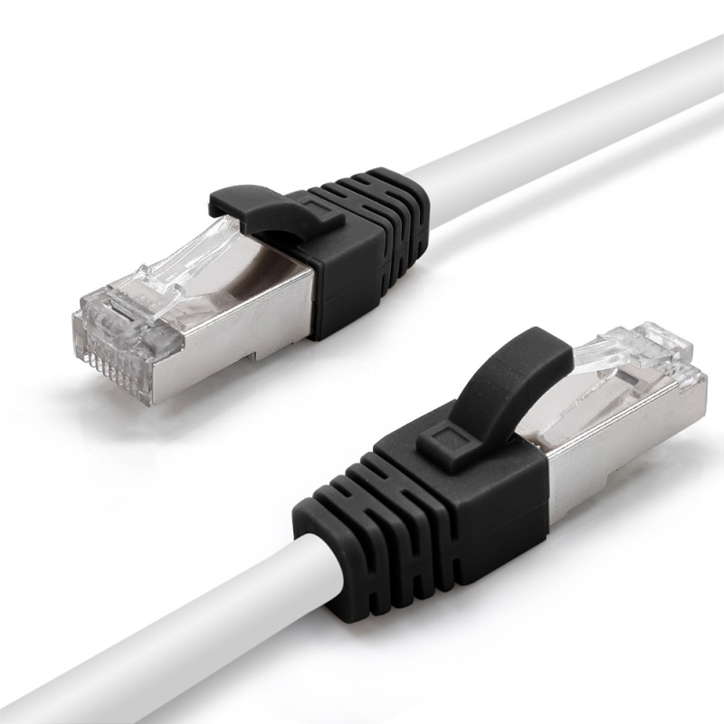 Câble cat 6 RJ45, 30m, pvc, noir, LEXMAN