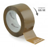Ruban adhésif d'emballage marron, large 50mm - Lot de 18