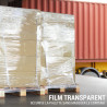 Pack 6 Films palette transparent 50cm x 250m 25 microns étirable