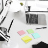 Bloc note reposition Pastel 400 feuilles 75x75mm 4 blocs 100 feuilles