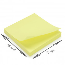 Bloc note reposition Pastel 400 feuilles 75x75mm 4 blocs 100 feuilles