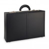 Attaché case en simili cuir noir poche tablette et 2 Serrures à code
