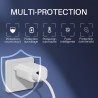 Pack 3 Chargeurs Rapides USB-C 20W QC 3.0+PD Blanc avec Puce IC 