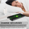 Pack 3 Chargeurs Rapides USB-C 20W QC 3.0+PD Blanc avec Puce IC 
