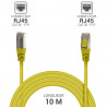 Câble Réseau Ethernet RJ45 Cat 5e FTP blindé jaune 10m