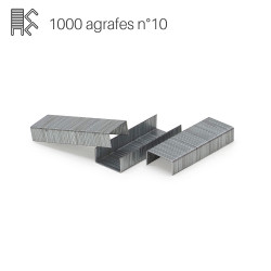 Agrafes No 10 standards Boîte de 1000, 10/4