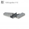 Agrafes No 10 standards Boîte de 1000, 10/4