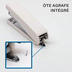 Agrafeuse de Bureau 30 feuilles Mécanisme métal 24/6 et 26/6 - Noir