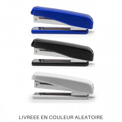 Agrafeuse de Bureau 30 feuilles Mécanisme métal 24/6 et 26/6 - Noir