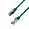 Câble Réseau Ethernet RJ45 Cat 5e FTP blindé vert 10m