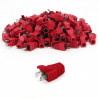 Manchons RJ45 anti-traction rouge, Lot de 100, Cat. 6