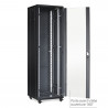 Armoire Réseau 42U 19 Pouces 600x600 Noir - Baie de Brassage Serveur Informatique Montée