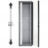 Armoire Réseau 42U 19 Pouces 600x600 Noir - Baie de Brassage Serveur Informatique Montée