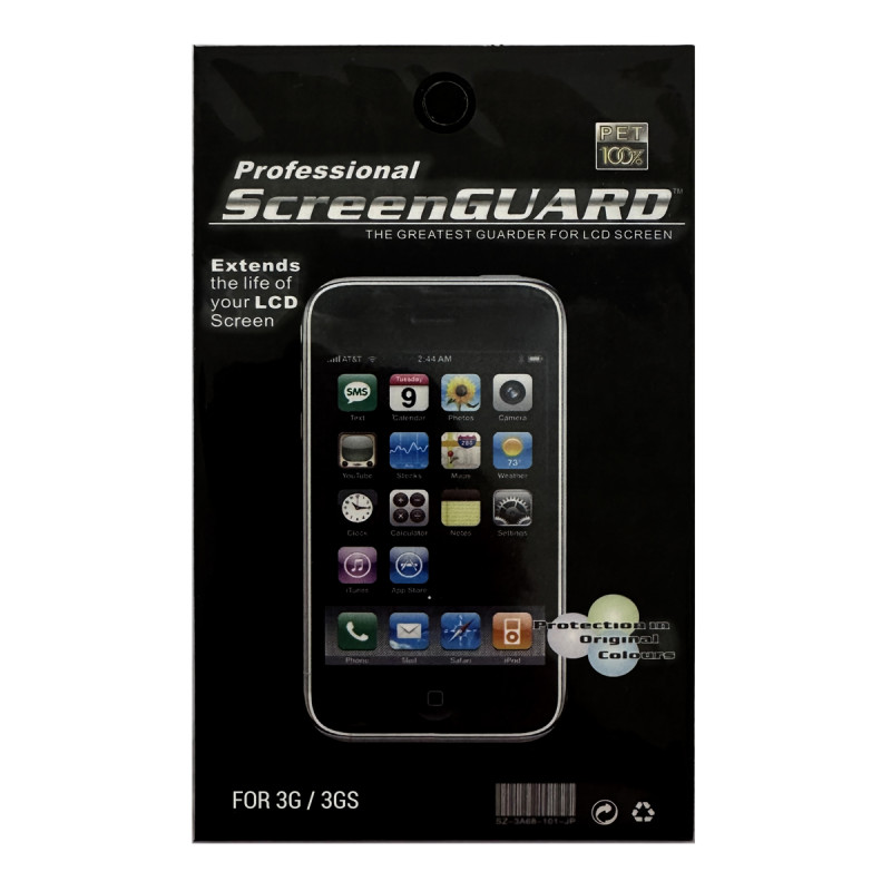 Film de protection clair avec chiffon pour iPhone 3G/3GS