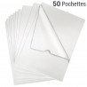 Pochette coin transparente A4 lisse 90 microns Lot de 50