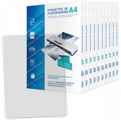 1000 poch. de plastification A4 75 mic par face soit 150 mic total