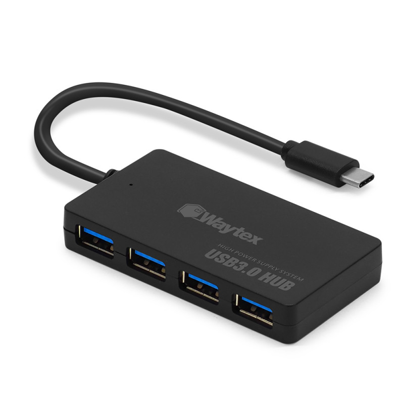 Hub USB C vers 4 Ports USB 3.0 grande vitesse 5 Gbps avec câble 15 cm