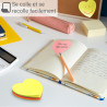 3 Blocs de 100 notes cur repositionnables, couleurs fluo 7x7cm